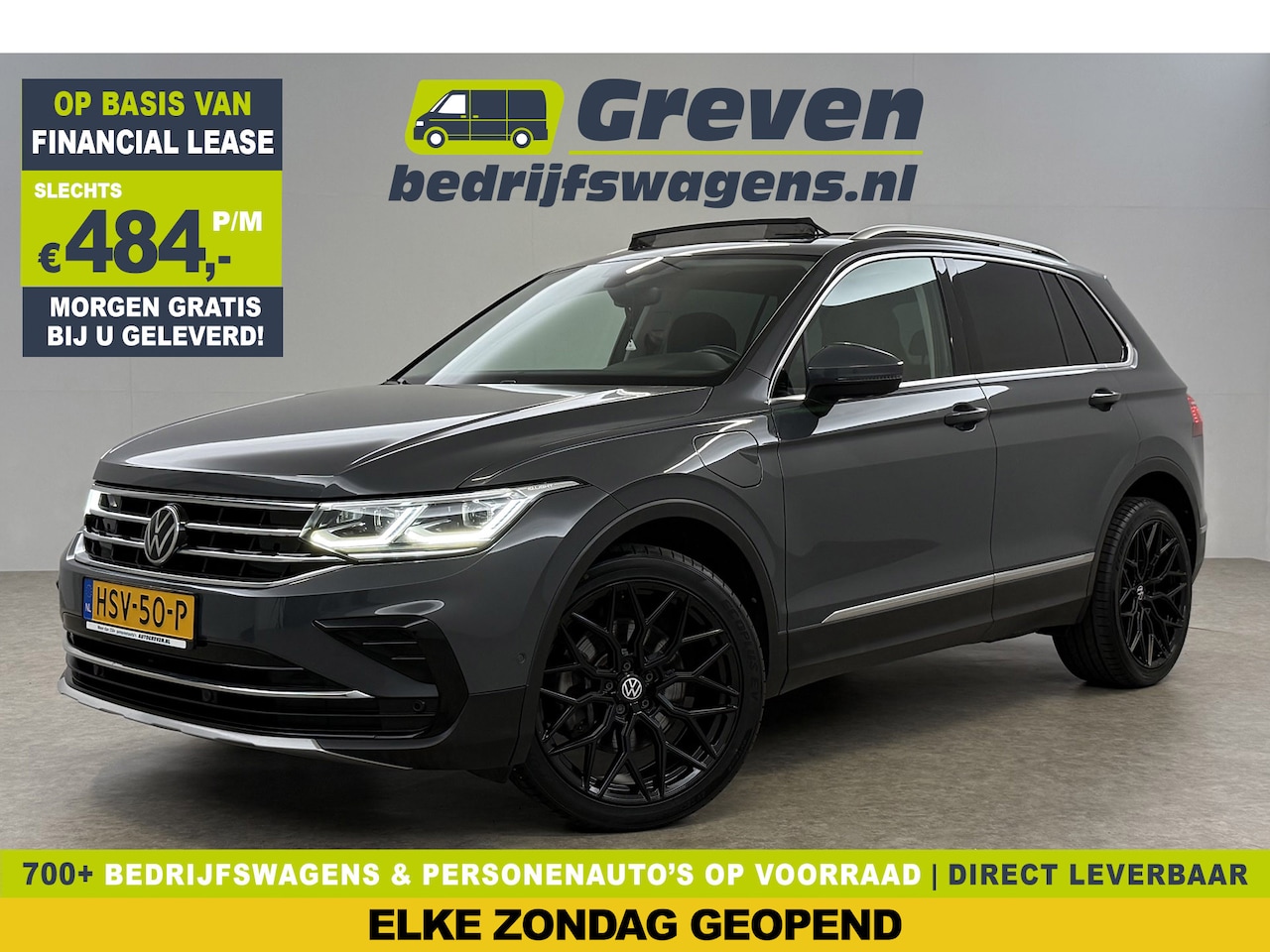 Volkswagen Tiguan - 1.4 TSI eHybrid R-Line 225PK Pano LED Virtual ACC Trekhaak Sfeer Camera Carplay Clima PDC - AutoWereld.nl