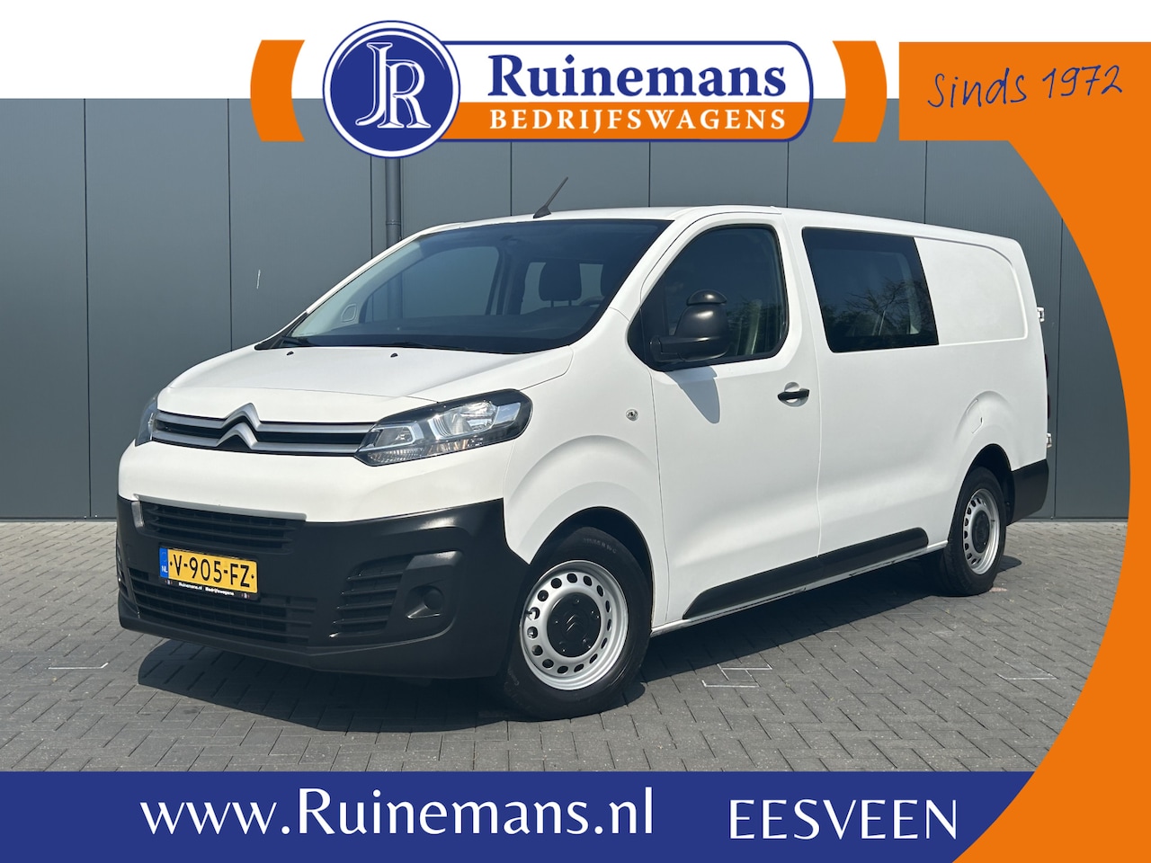 Citroën Jumpy - 2.0 BlueHDI 123 PK EURO 6 / L3H1 / DUBBELE CABINE 6-PERS / 2.5 TONS TREKHAAK / AIRCO / CRU - AutoWereld.nl