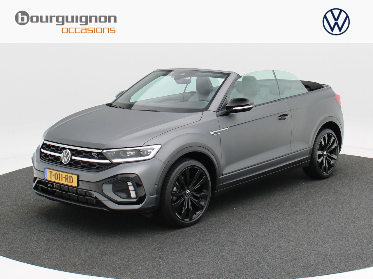 Volkswagen T-Roc Cabrio - 1.5 TSi 150 Pk Automaat R-Line Edition Grey | Full LED | Adaptive Cruise | Stoel Verwarmin - AutoWereld.nl