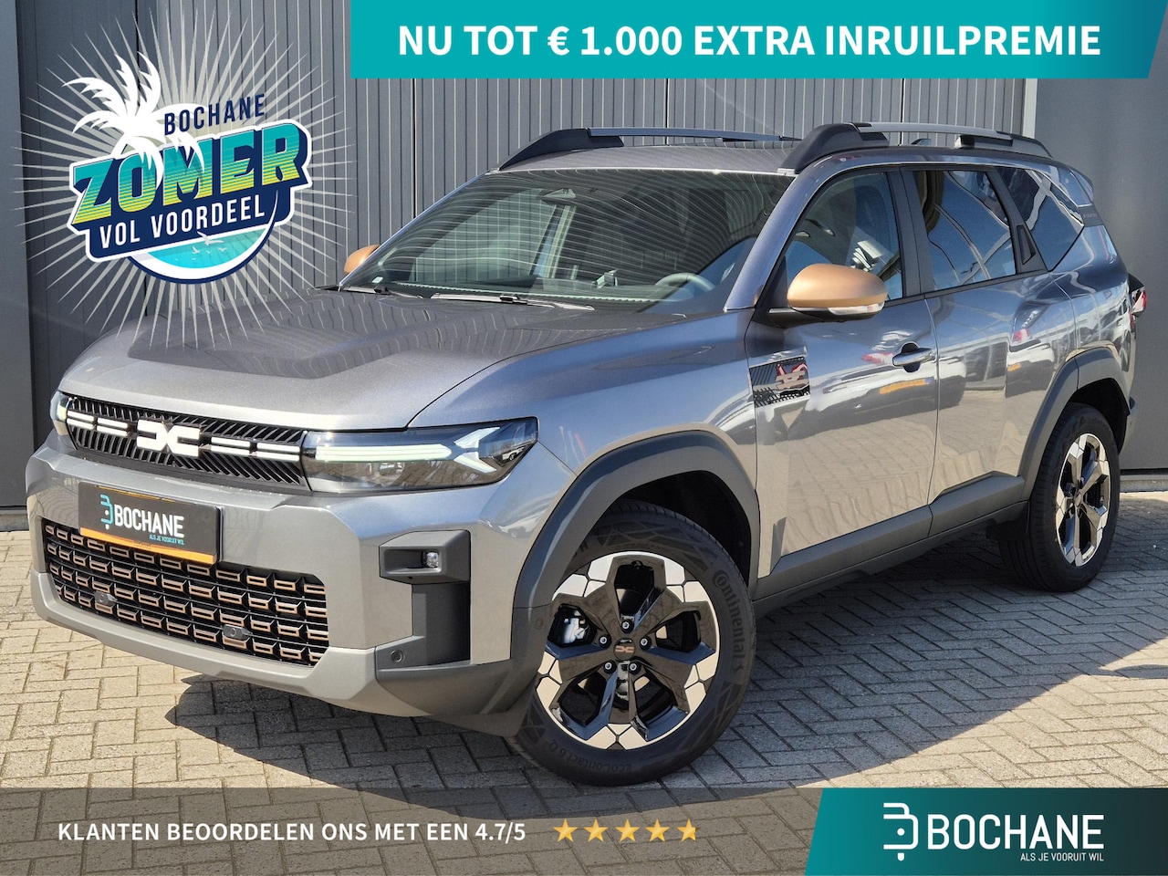 Dacia Bigster - 1.2 Mild Hybrid 130pk 4x4 Extreme | Pack-Assist | Pack-Winter | Reservewiel | Electrisch/G - AutoWereld.nl