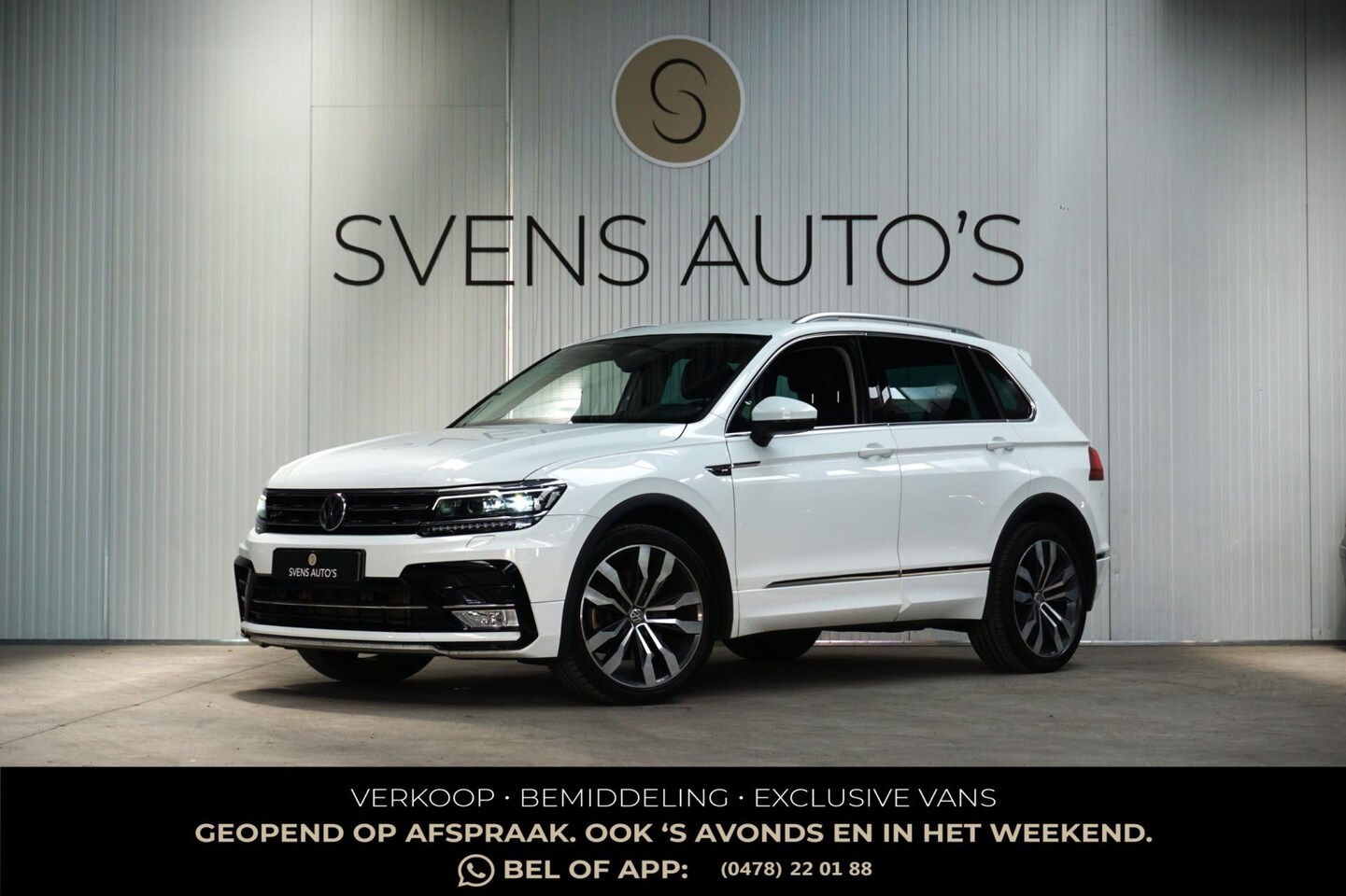 Volkswagen Tiguan - 2.0 TSI 180pk 4Motion R-Line Matrix LED|Standkachel|20"|ACC|Navi - AutoWereld.nl