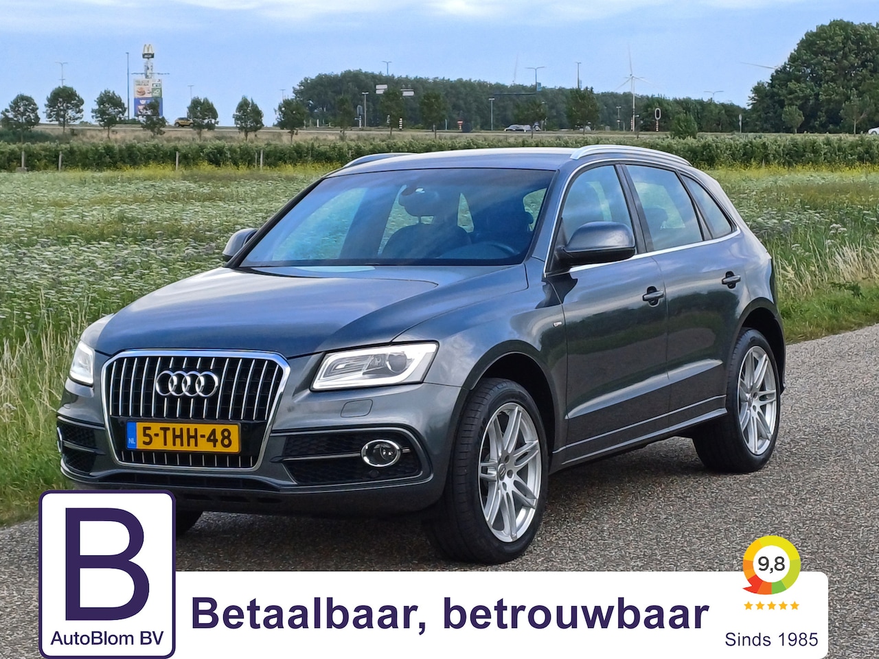 Audi Q5 - 2.0 TFSI quattro Sport /NL/Dealer onderhouden/3x S-Line/Leder/Trekh/ - AutoWereld.nl