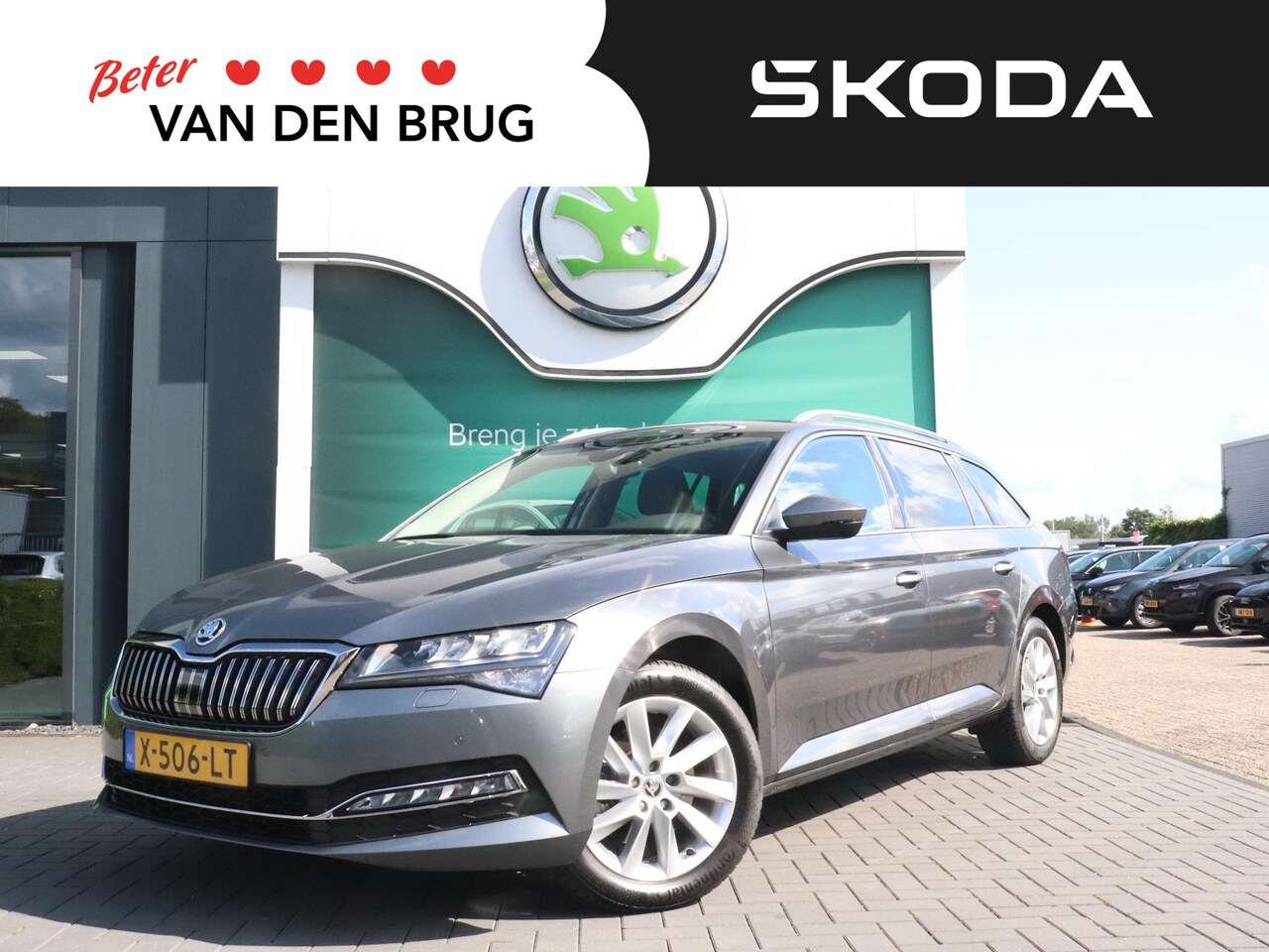 Skoda Superb Combi - 1.5 TSI 150pk AUTOMAAT Business Edition Plus | Trekhaak | Adaptieve cruise control |Achter - AutoWereld.nl