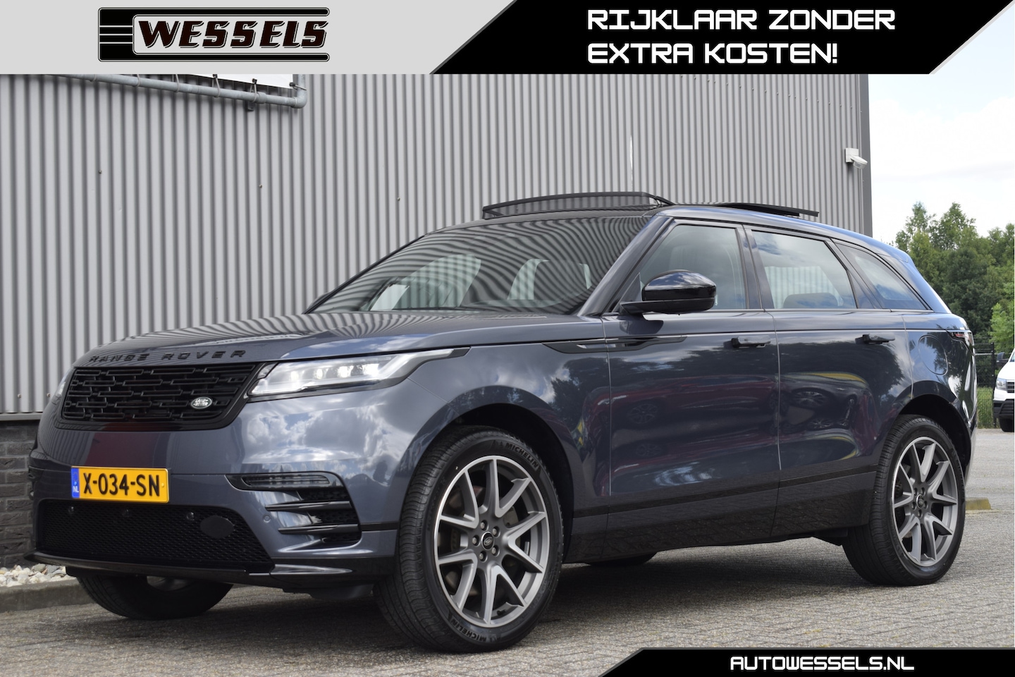 Land Rover Range Rover Velar - 2.0 P400e R-Dynamic HSE Virtual cockpit, Adaptive cruise, Meridian, Memory, Stoelverwarmin - AutoWereld.nl