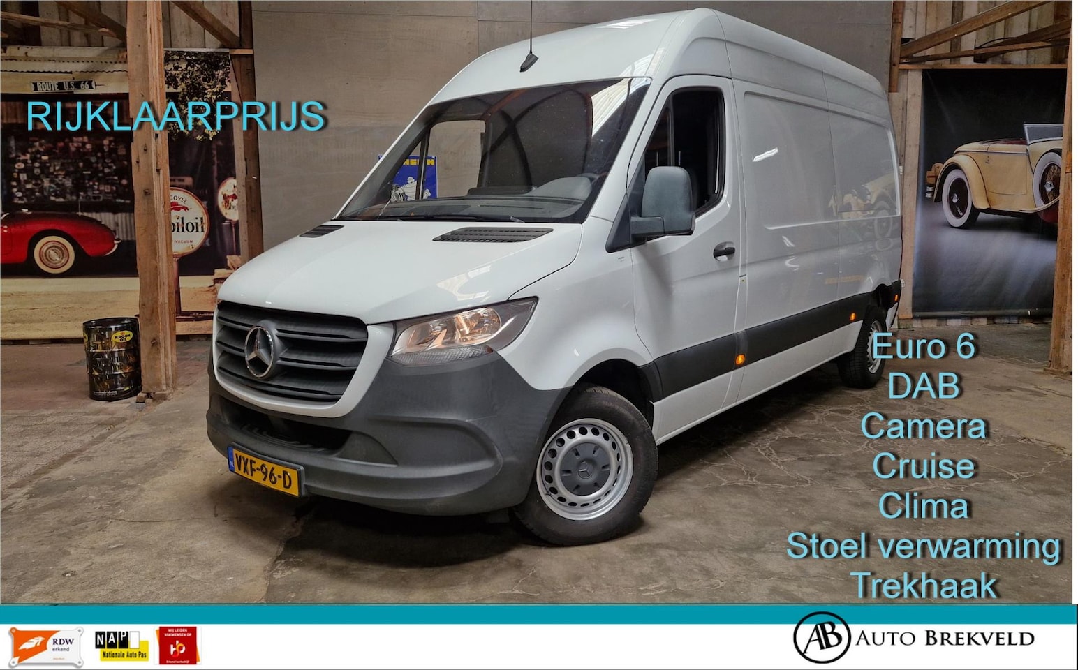 Mercedes-Benz Sprinter - 314 2.2 CDI L2H2 143PK Euro 6 | Rijklaar | Camera | Cruise | DAB | Clima | Stoelverwarming - AutoWereld.nl