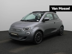 Fiat 500 C - La Prima 42 kWh Cabriotop| BTW| Automaat | WLTP 320 km| Navigatie| Achteruitrijcamera| Cru