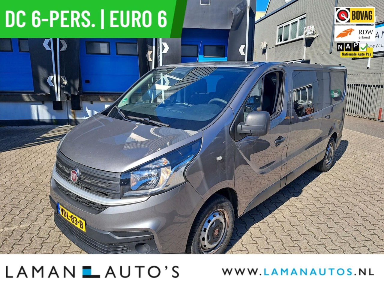 Fiat Talento - 1.6 EcoJet 125 pk L2H1 2900 DC 6-pers. Pro Edition | Rijklaarprijs Dubbele Cabine Nieuwe b - AutoWereld.nl