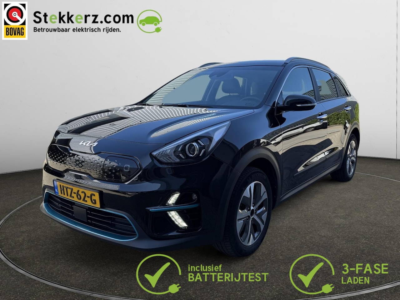 Kia e-Niro - DynamicLine 64 kWh DynamicLine 64 kWh 3 Fase, SOH 99% - AutoWereld.nl