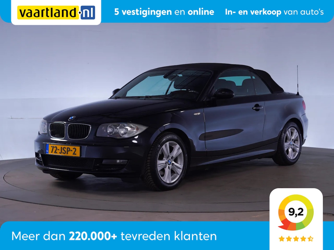 BMW 1-serie Cabrio - 118i Executive [ Airco Licht metaal NAP ] - AutoWereld.nl