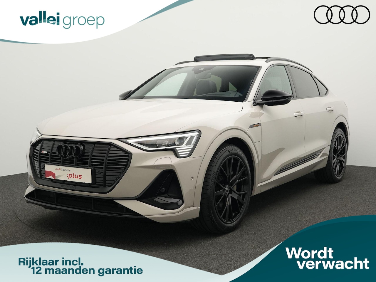 Audi e-tron Sportback - 55 quattro S edition 95 kWh 408 pk / S-Line | Panoramadak | Trekhaak | Nachtzicht | Rondom - AutoWereld.nl