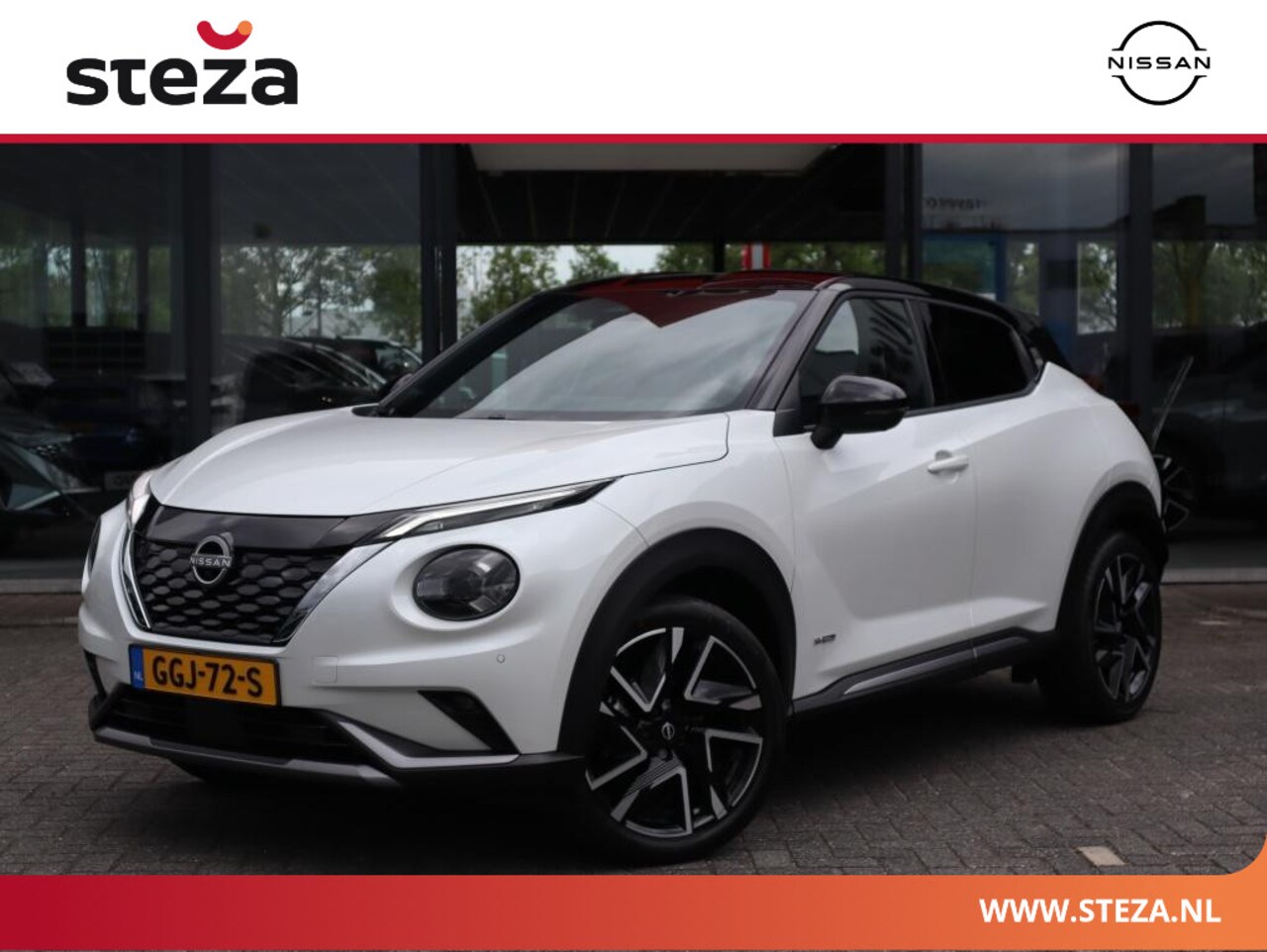 Nissan Juke - 1.6 Hybrid N-Design | Half Leder | BOSE Audio | 360 Camera | Trekhaak | - AutoWereld.nl