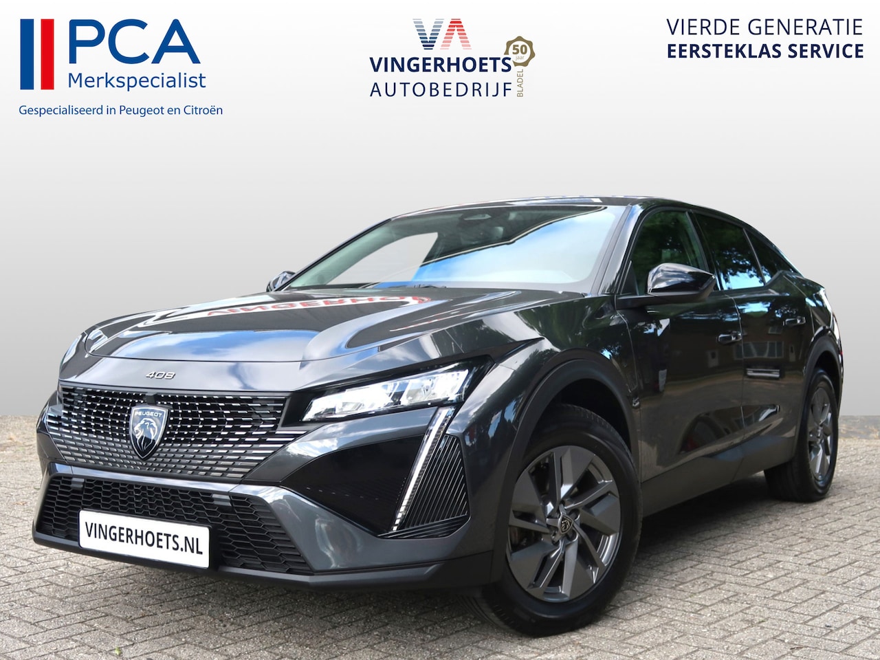 Peugeot 408 - * 100% Benzine 130 Pk EAT8 * AUTOMAAT * Hele Mooie * Navigatie * Keyless Start * Camera * - AutoWereld.nl