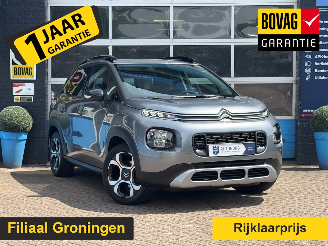 Citroën C3 Aircross - 1.2 PureTech S&S Shine Prijs Inclusief Onderhoud & 12 Maand BOVAG Garantie | Trekhaak | Ap - AutoWereld.nl