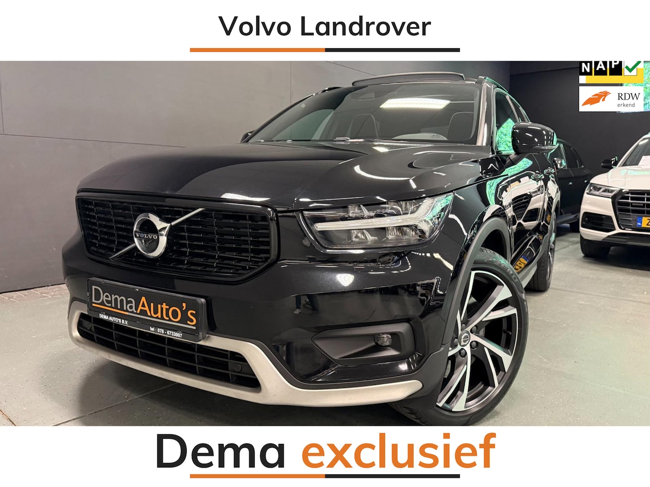 Volvo XC40 - 1.5 T5 Recharge R-Design 262PK PANO/NAVI/DAB/H-KARDON/STOEL-M/ECC/PDC/CRUISE/// - AutoWereld.nl