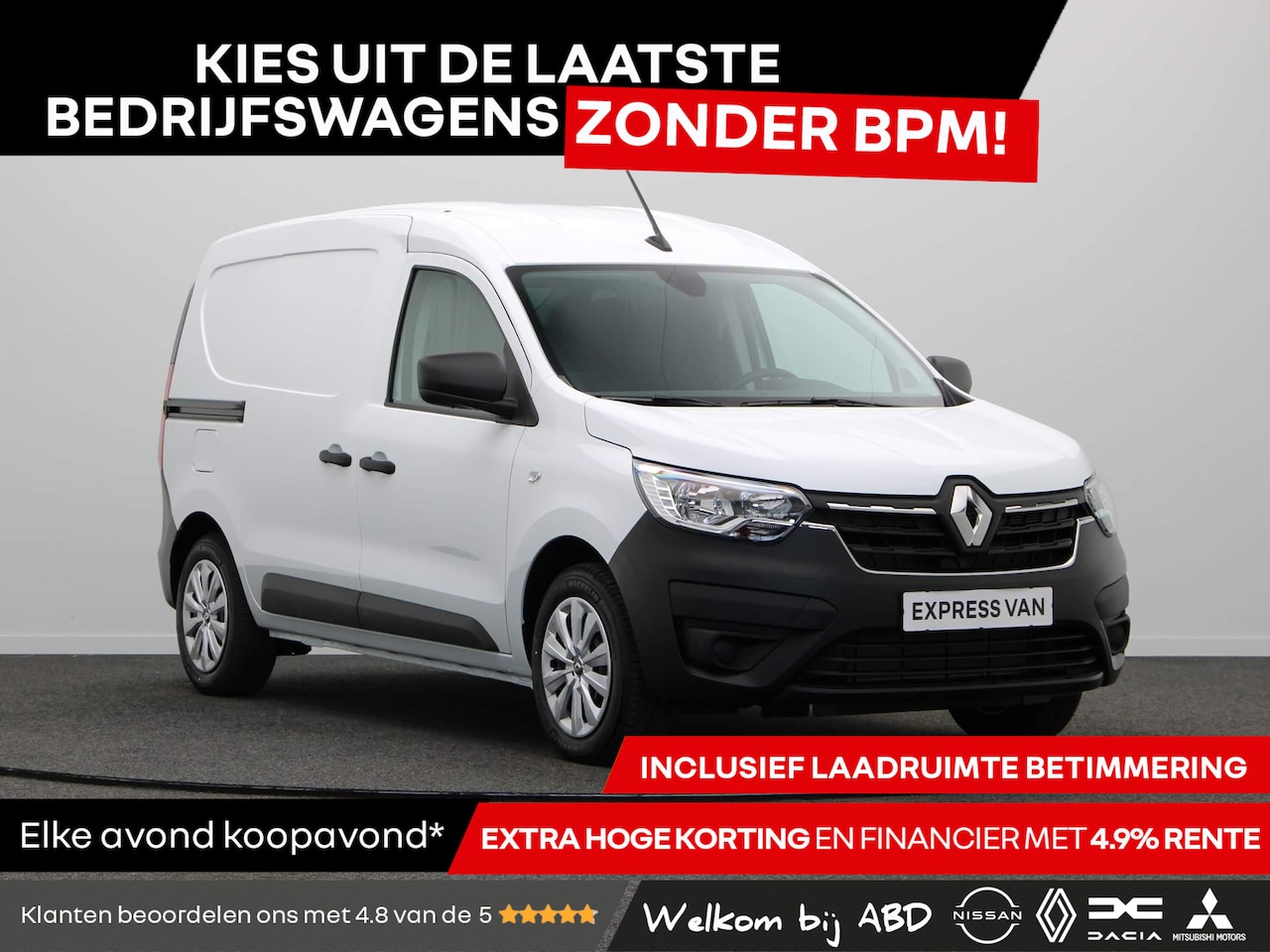 Renault Express - 1.5 dCi 75pk Comfort + | Laadruimte betimmering | Airco | Cruise | - AutoWereld.nl