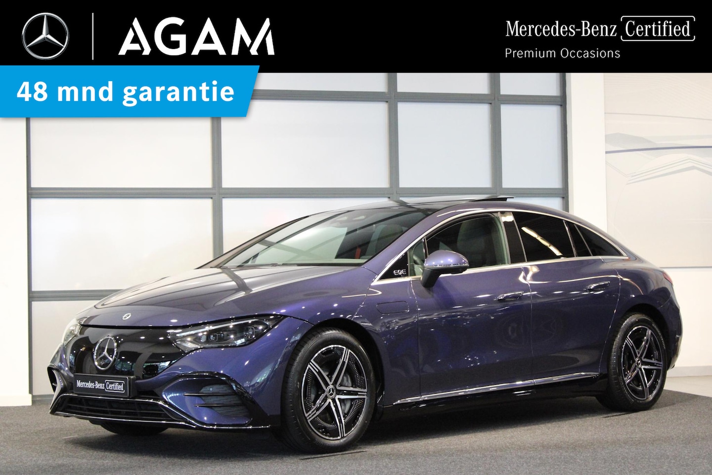 Mercedes-Benz EQE - Limousine 350 AMG-Line 89 kWh Panorama dak | Achterasbesturing - AutoWereld.nl
