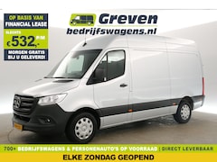 Mercedes-Benz Sprinter - 319 3.0 CDI L2H2 V6 191PK Automaat Airco 360Camera Cruise Carplay PDC 3 Persoons Elektrpak