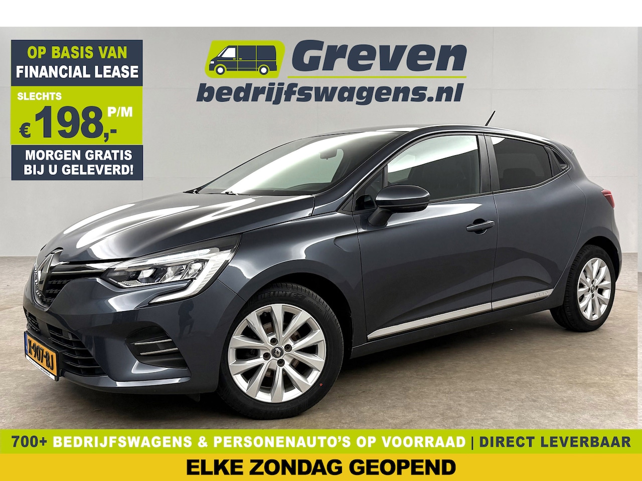 Renault Clio - 1.0 TCE Intens Clima Carplay LED Cruise Navi PDC 16''LMV - AutoWereld.nl