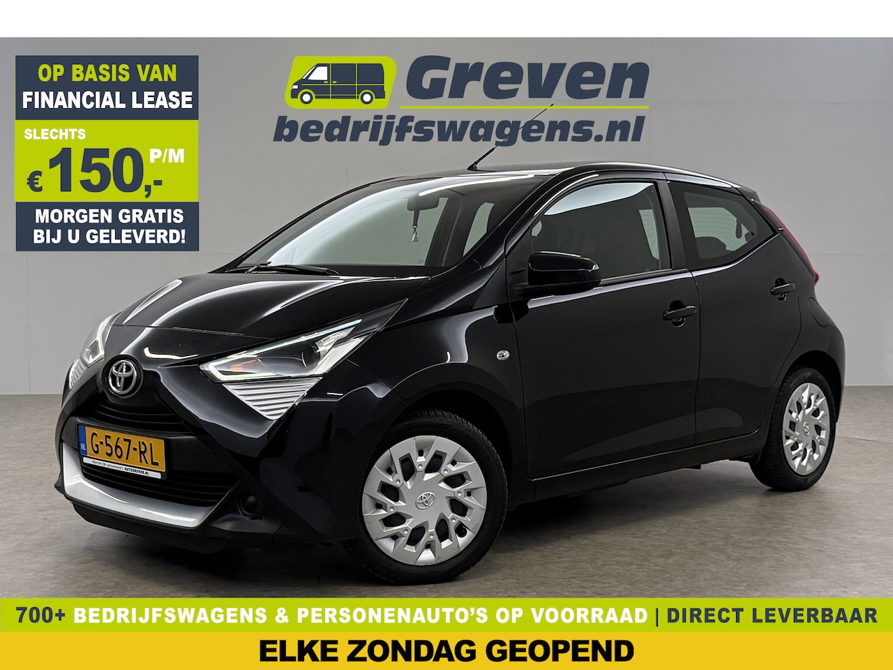 Toyota Aygo - 1.0 VVT-i x-play Airco LED Cruise Camera Navigatie Elektrpakket - AutoWereld.nl