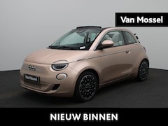 Fiat 500 C - 500e La Prima 42 kWh | Lederen Bekleding | Blind Spot | NAVI | LED | 17'' LM. Velgen