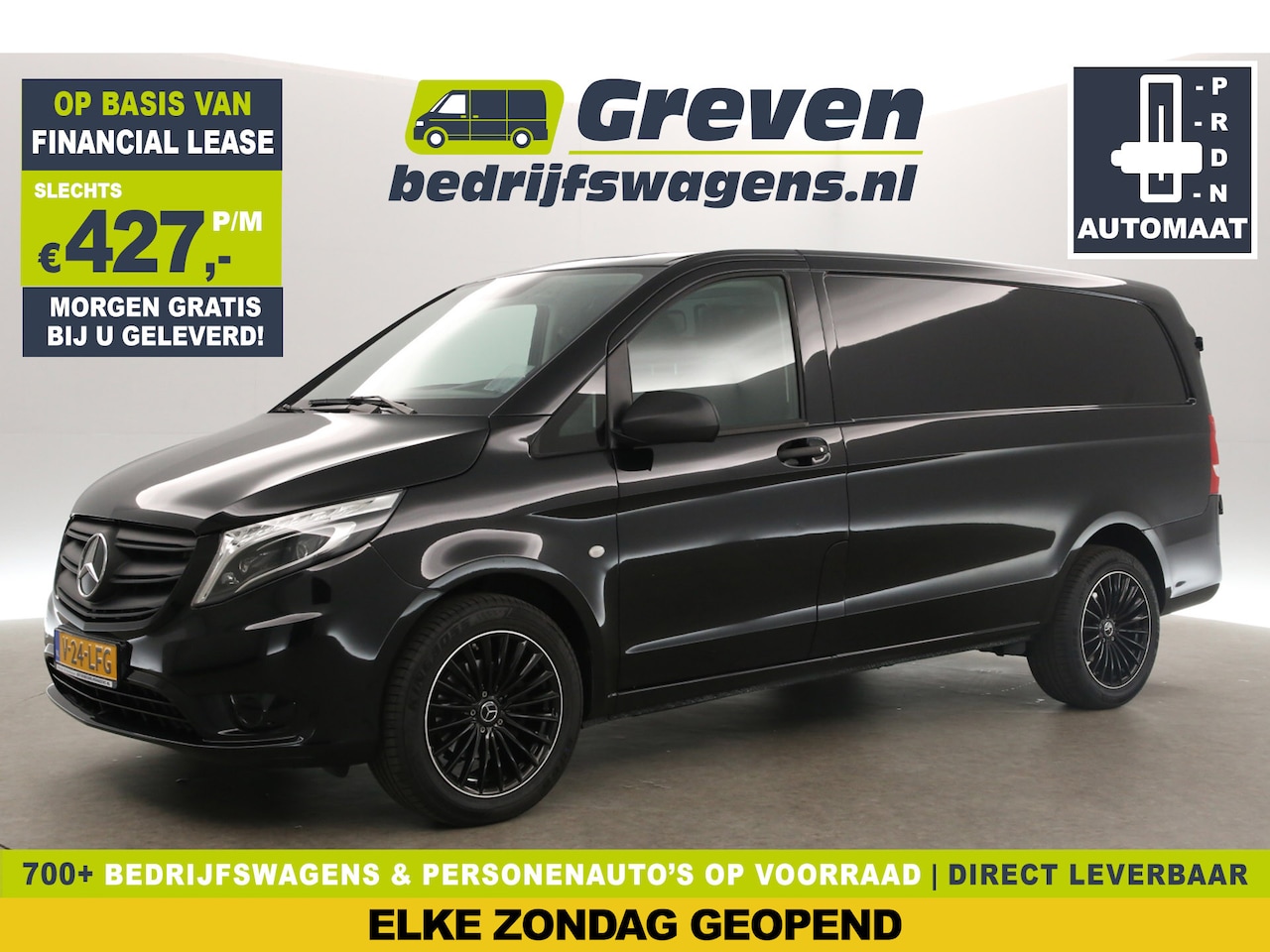 Mercedes-Benz Vito - 114 CDI Lang Automaat Airco Cruise Camera Carplay Navigatie 3 Persoons LED 18''LMV - AutoWereld.nl