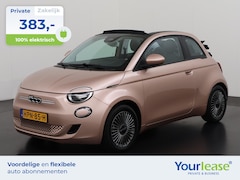 Fiat 500e - Cabrio Icon 42 kWh | All-in 383, - Private Lease | Zondag Open