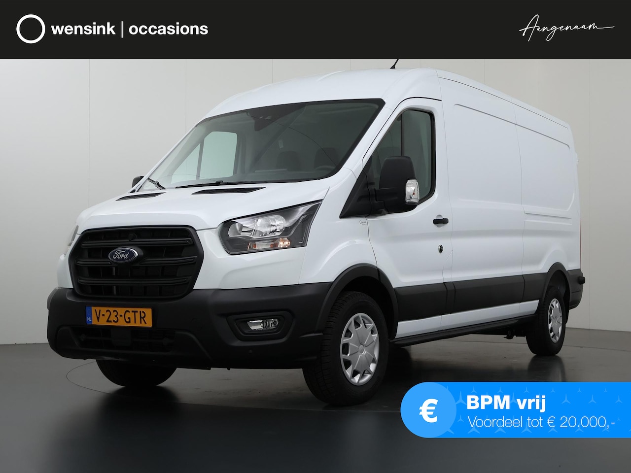 Ford Transit - 350 2.0 TDCI L3 H2 TREND TREKHAAK 2500KG AHW | CLIMATE CONTROL | NAVIGATIE | PARKEERSENSOR - AutoWereld.nl