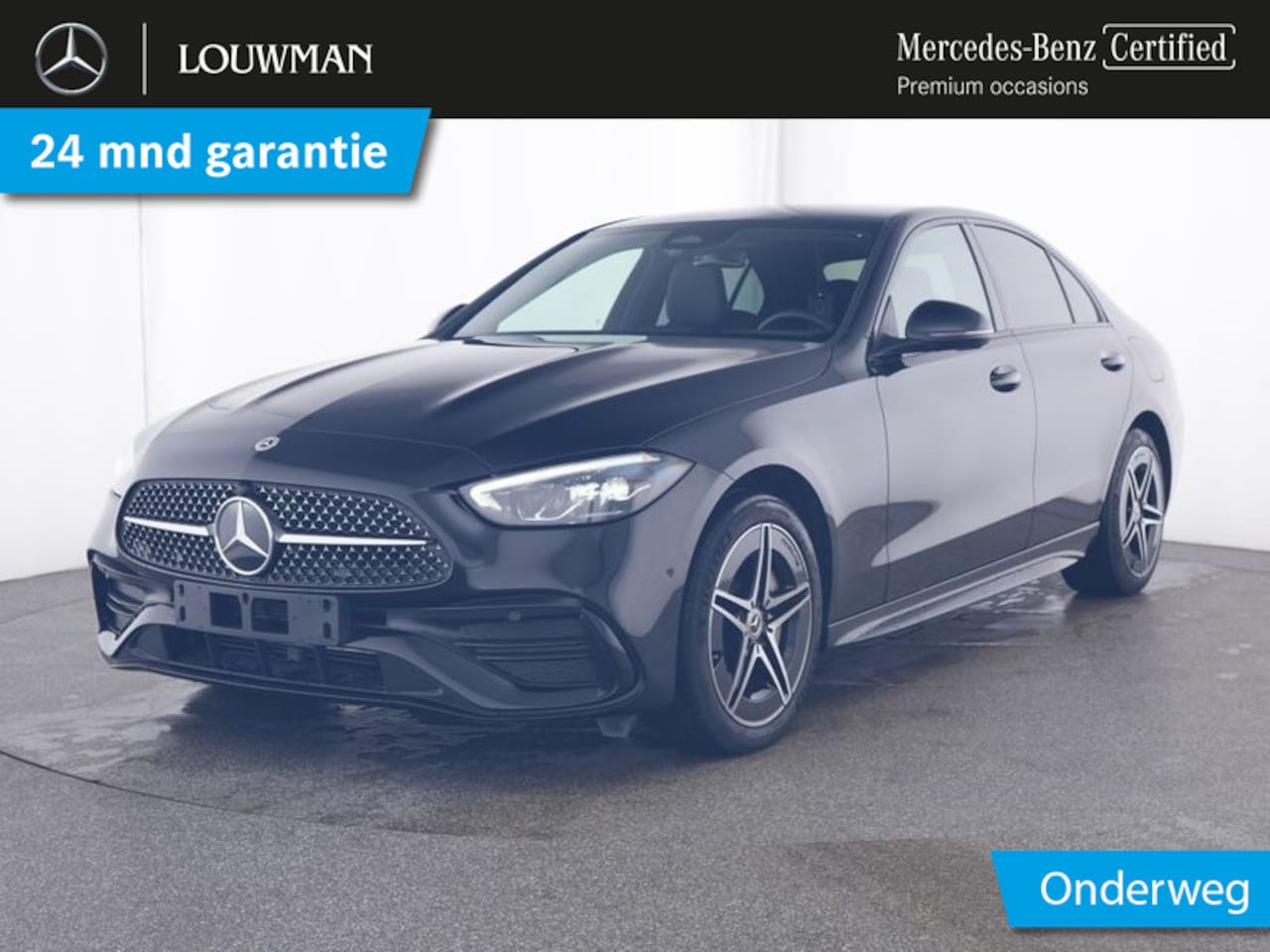 Mercedes-Benz C-klasse - 300 e AMG Plug-In Hybride AMG Line | Night Pakket | Led Koplampen | Stuur en Stoelverwarmi - AutoWereld.nl