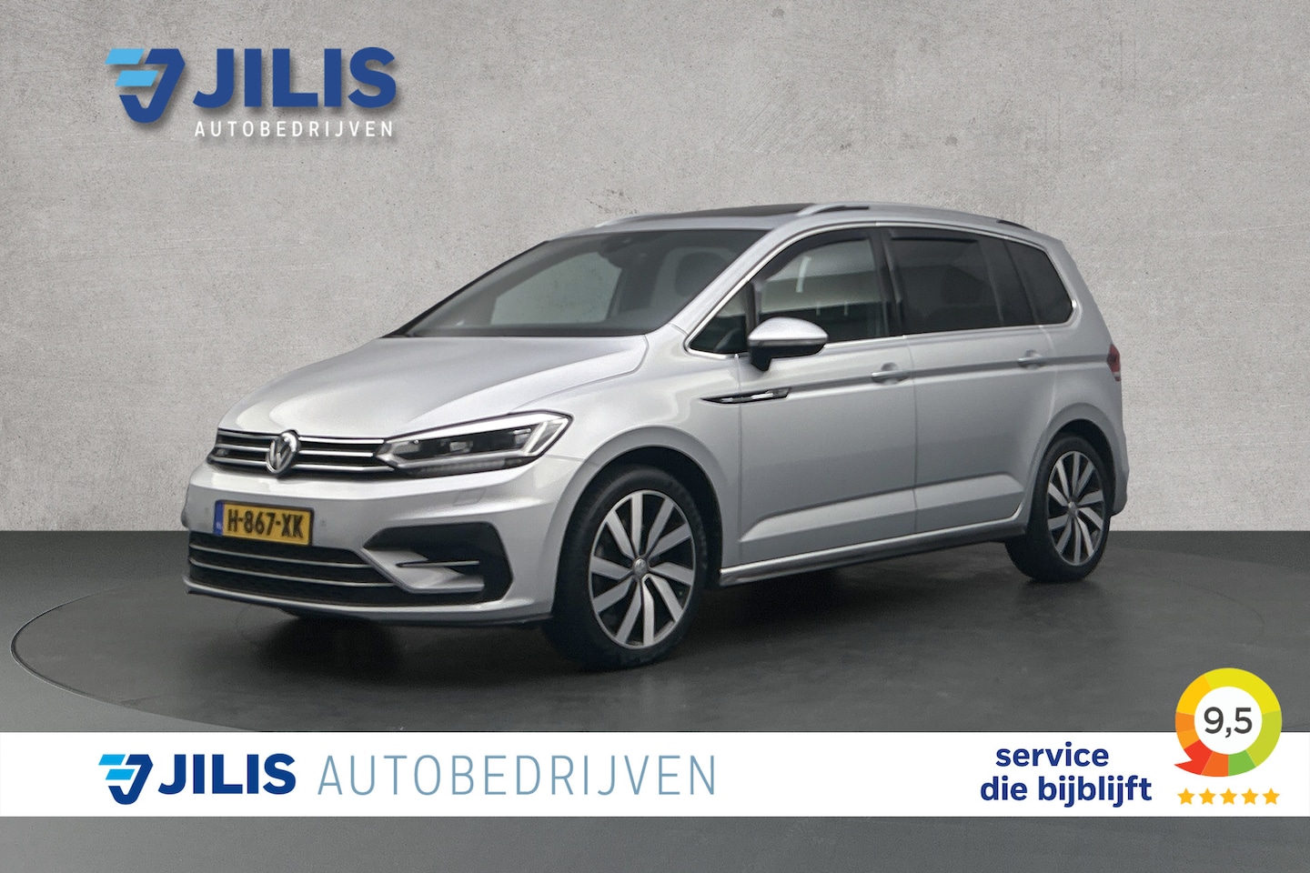 Volkswagen Touran - 1.5 TSI Highline Business R 7p | Trekhaak | Camera | Stoelverwarming | Pano - AutoWereld.nl