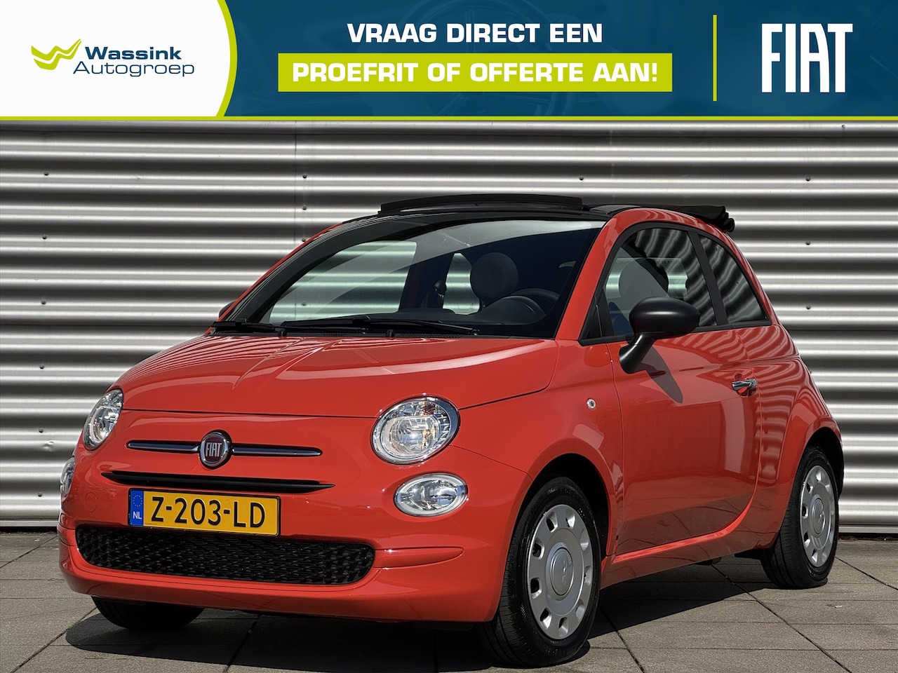 Fiat 500 C - Cabriolet I Hybrid I Urban | Airco | Bluetooth - AutoWereld.nl