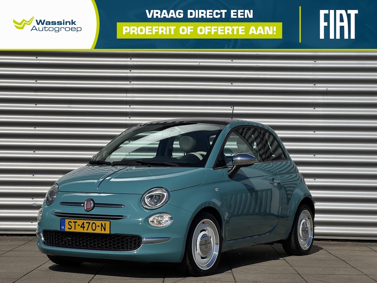 Fiat 500 - TwinAir 80pk Anniversario Panoramisch Dak | Navigatie | DAB | Carplay NL Auto - AutoWereld.nl