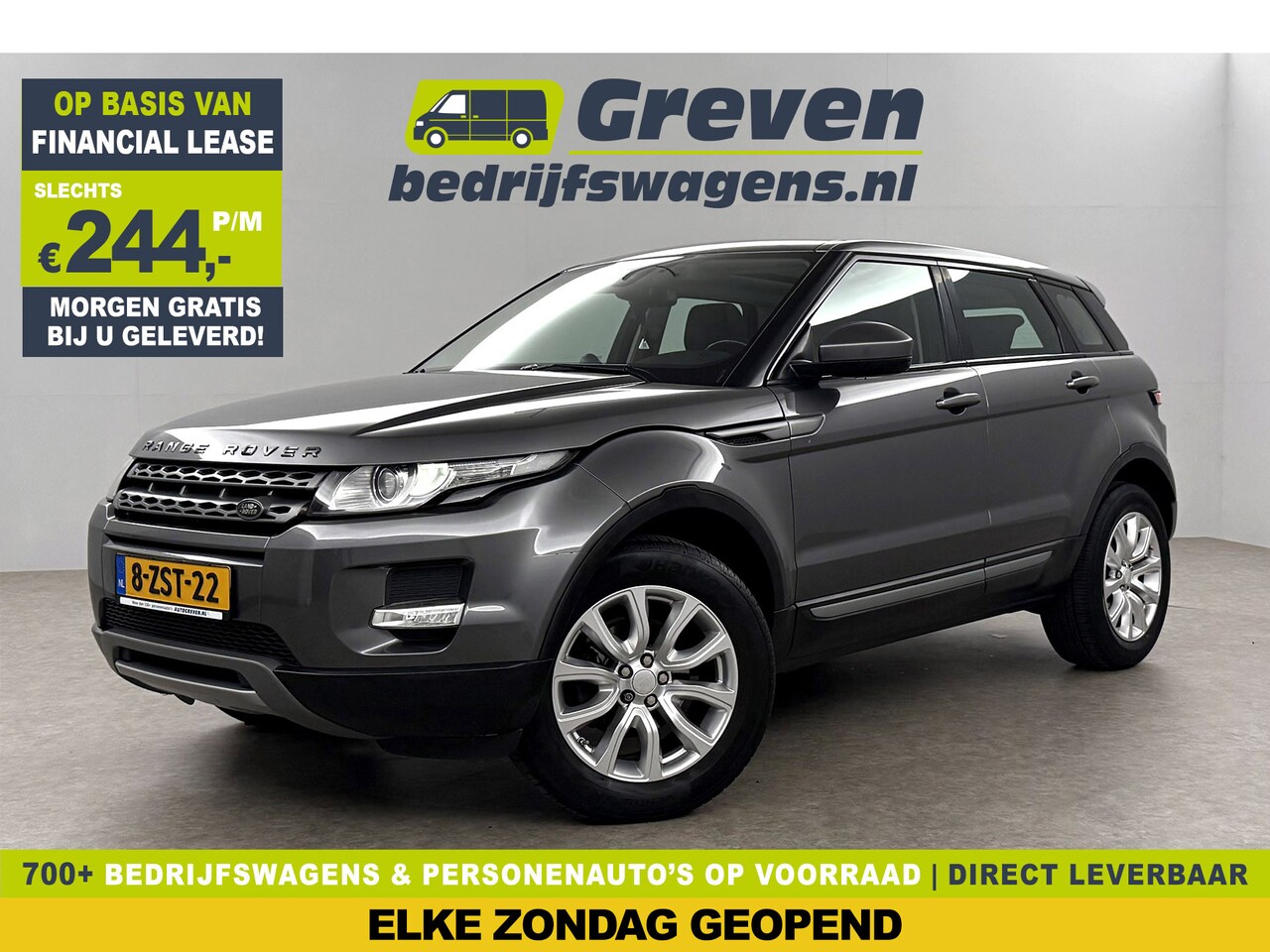 Land Rover Range Rover Evoque - 2.2 eD4 2WD 150PK Pano LED Meridian Audio Cruise Clima Trekhaak Navi Leder 18"LMV PDC - AutoWereld.nl