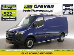 Mercedes-Benz Sprinter - 3.0 V6 319CDI L2H1 191PK 3000KG Trekgew. Dubbellucht Automaat Camera Carplay Cruise Airco