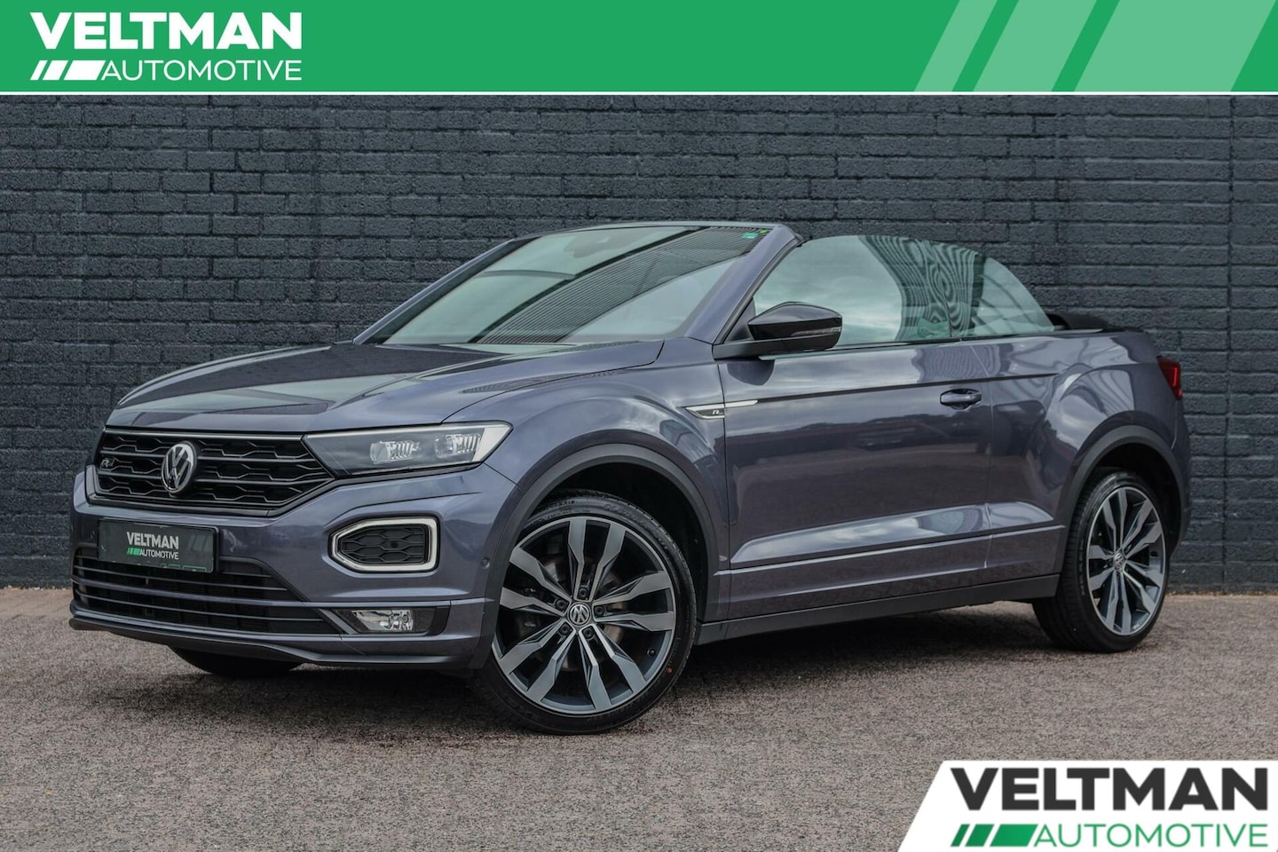 Volkswagen T-Roc Cabrio - 1.5 TSI R-Line ACC VIRTUAL COCKPIT STOELVERWARMING AUTOMAAT LEDER CAMERA - AutoWereld.nl
