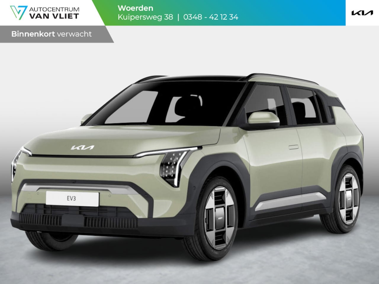 Kia EV3 - Plus 58.3 kWh | Levering September | Navi | 17" | Adapt. Cruise | Clima | PDC | Dakrails | - AutoWereld.nl