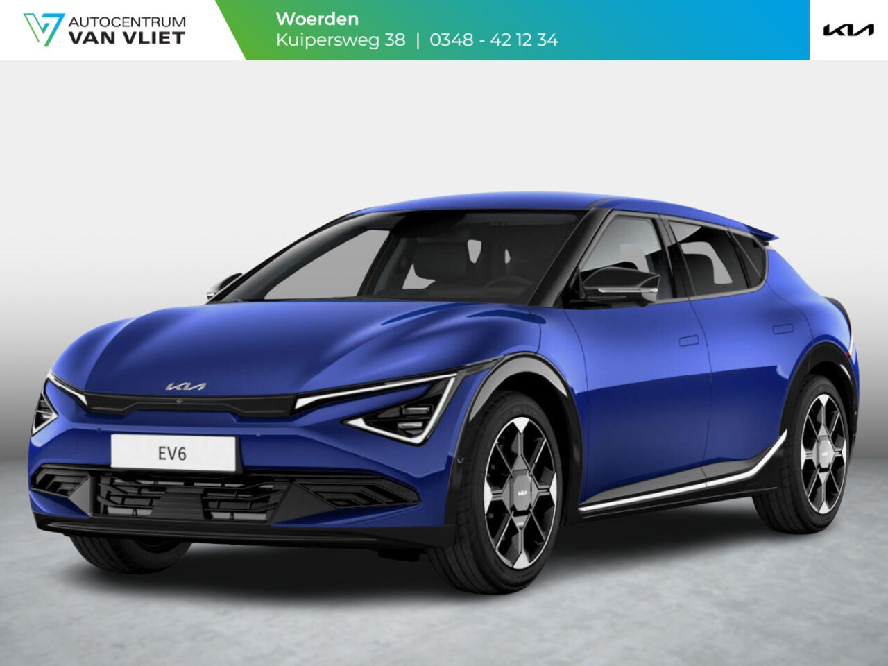 Kia EV6 - Light Edition 63 kWh l Yacht Blue l 428 km Actieradius - AutoWereld.nl