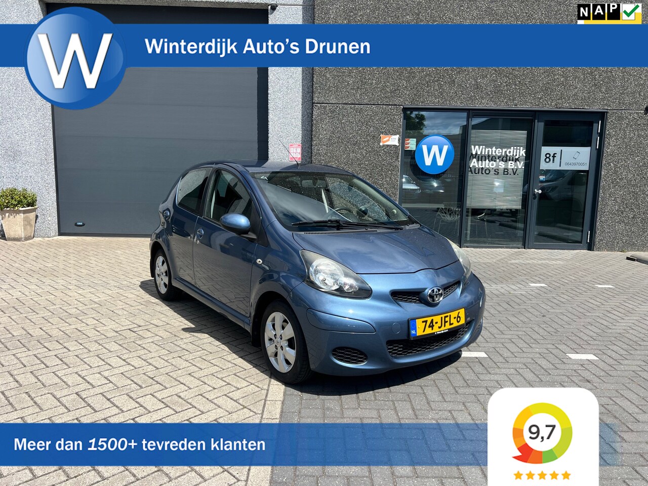Toyota Aygo - 1.0-12V Comfort Airco! 5Deurs! Goed Onderhouden! - AutoWereld.nl
