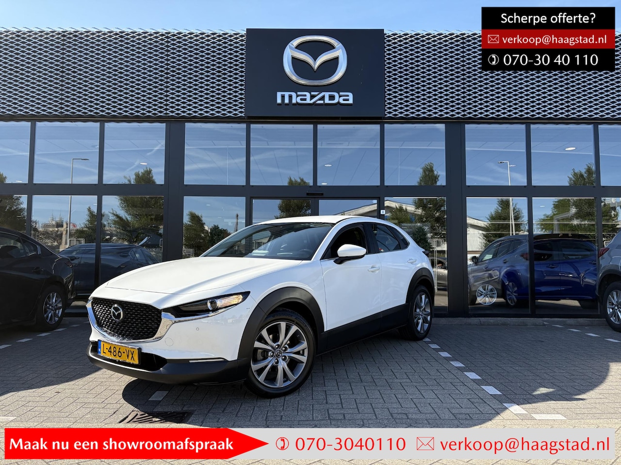 Mazda CX-30 - 2.0 e-SkyActiv-X M Hybrid Comfort Dealer onderhouden / 1e eigenaar / BTW auto - AutoWereld.nl