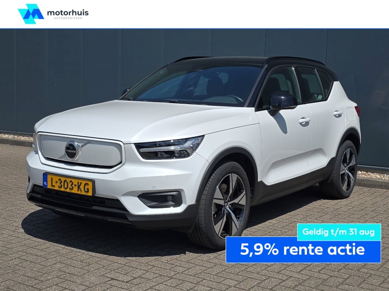 Volvo XC40 - P8 408pk AWD Pure Electric R-Design - AutoWereld.nl