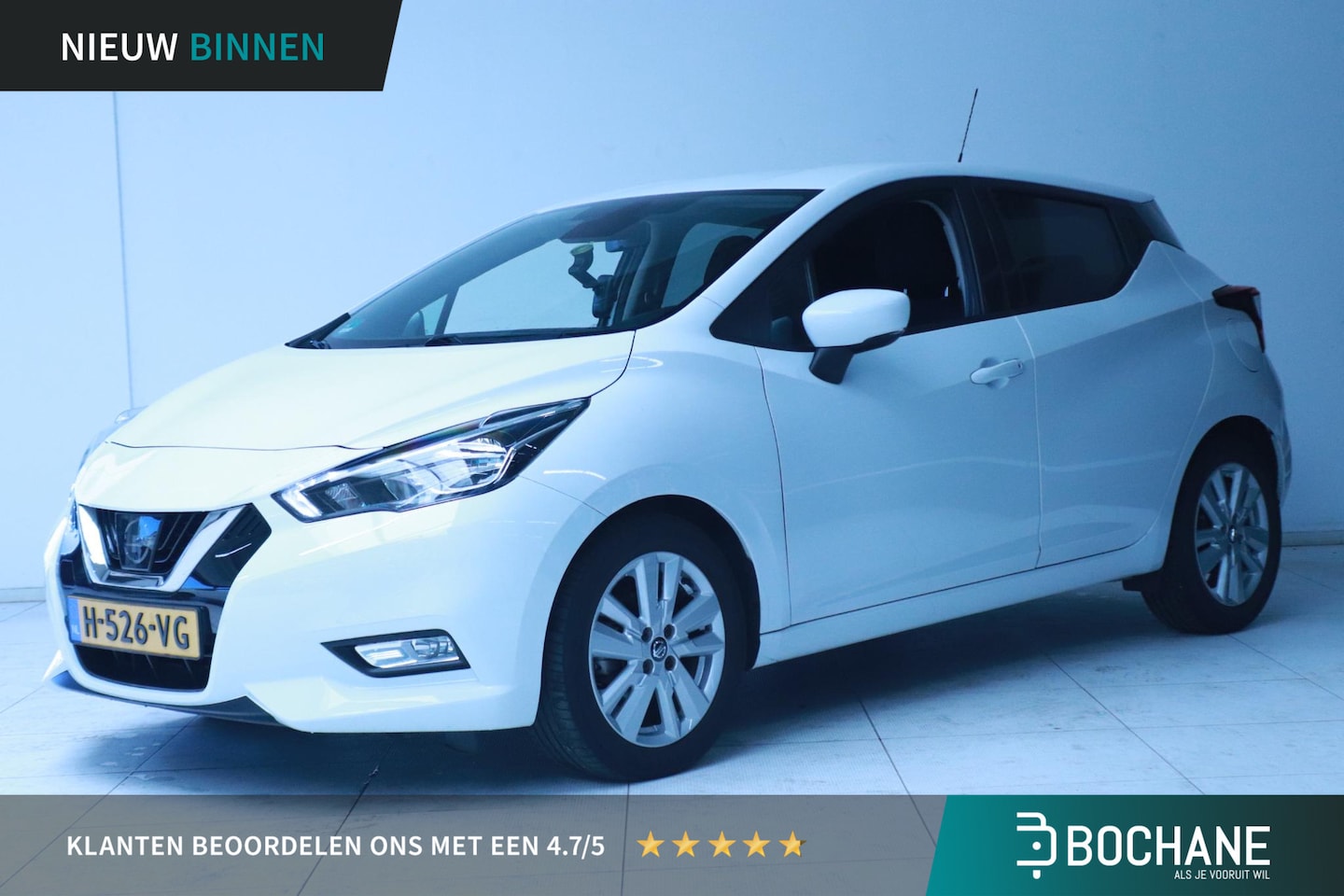 Nissan Micra - 1.0 IG-T N-Connecta Airco/Navi/Camera - AutoWereld.nl