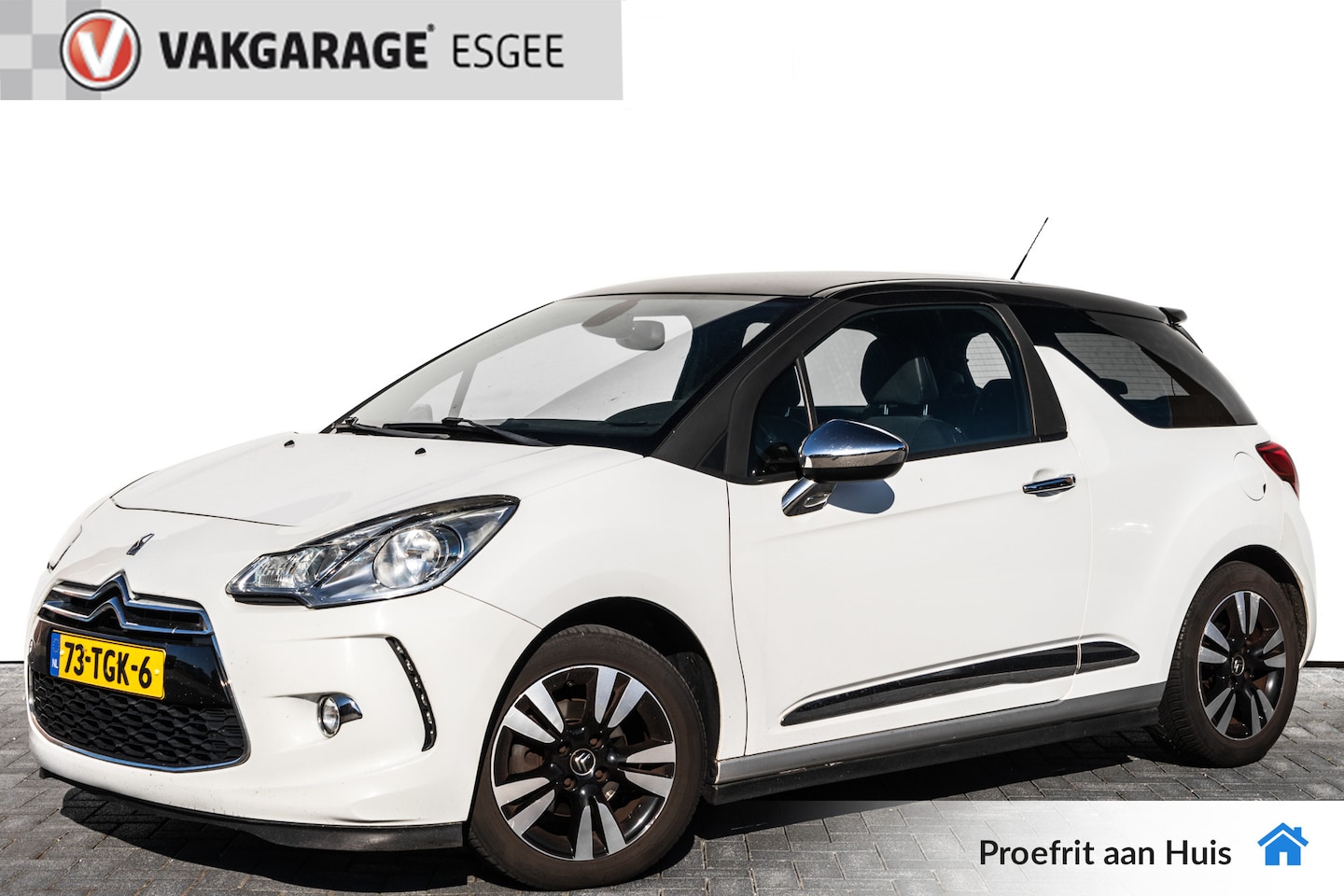 Citroën DS3 - 1.6 93 PK e-HDi So Chic MEENEEMPRIJS TREKHAAK . | ZUINIGE DIESEL| Airco | Zwart dak | PDC - AutoWereld.nl