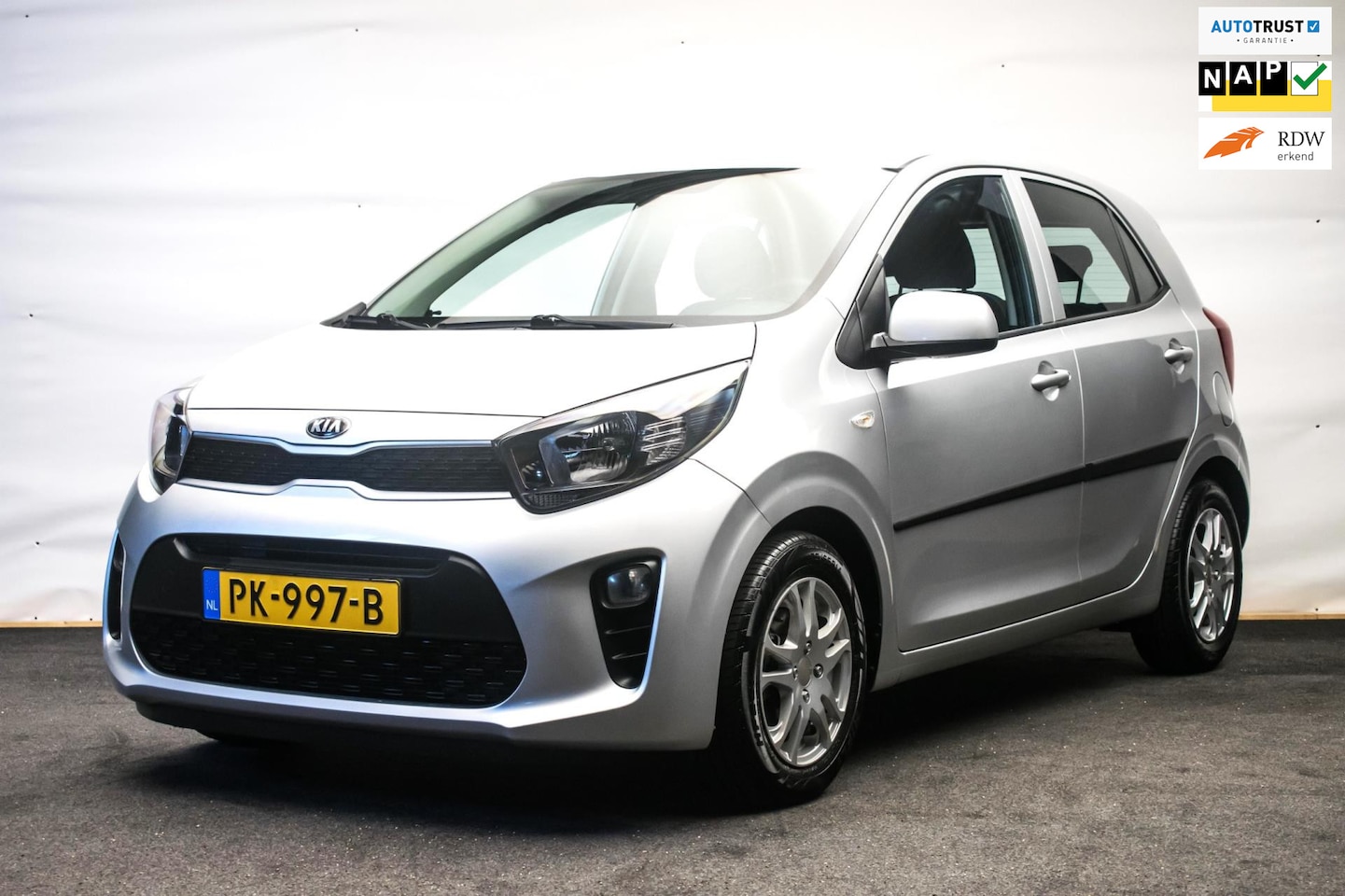 Kia Picanto - 1.0 CVVT EconomyPlusLine NIEUW MODEL [ 1e eigenaar Dealeronderhouden Bluetooth Airco Licht - AutoWereld.nl