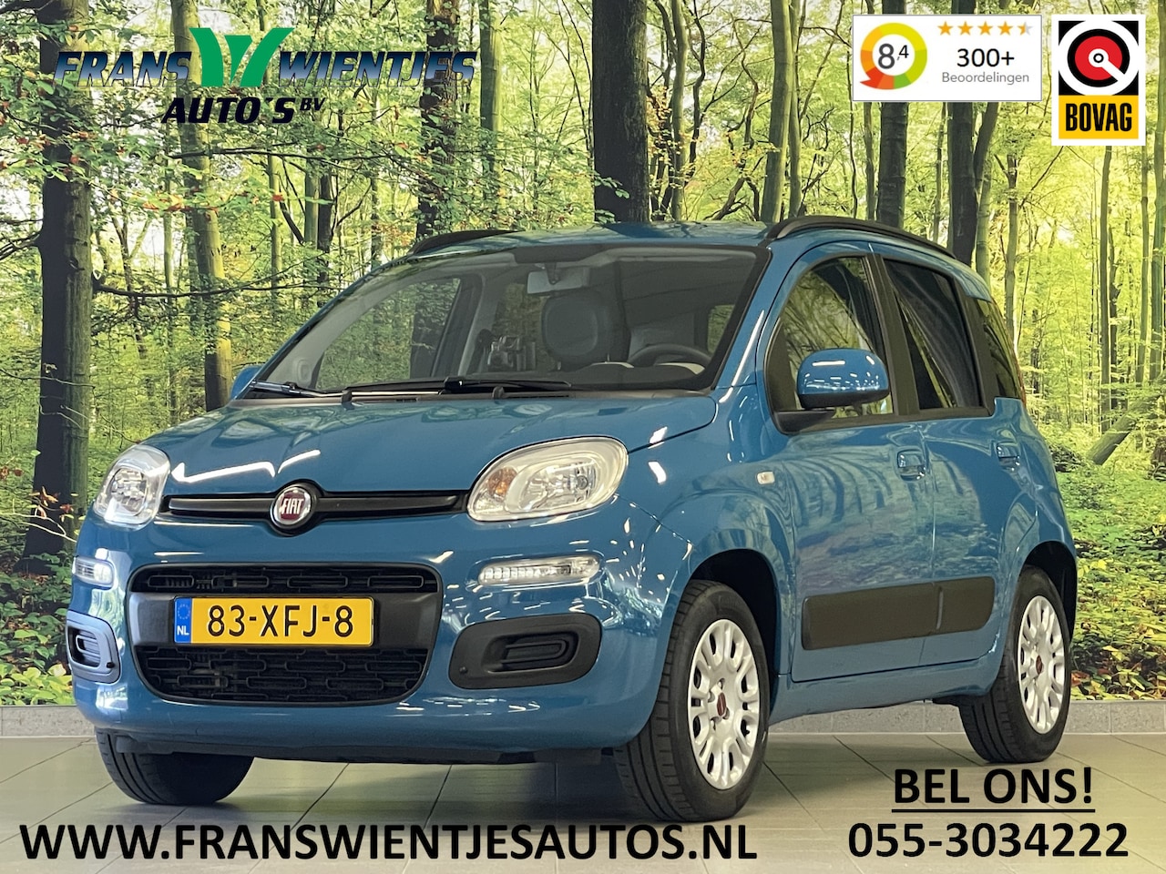 Fiat Panda - 0.9 TwinAir Lounge | Airconditioning | Blue&Me | TomTom Navigatie | Isofix | Stop&Go | Ele - AutoWereld.nl