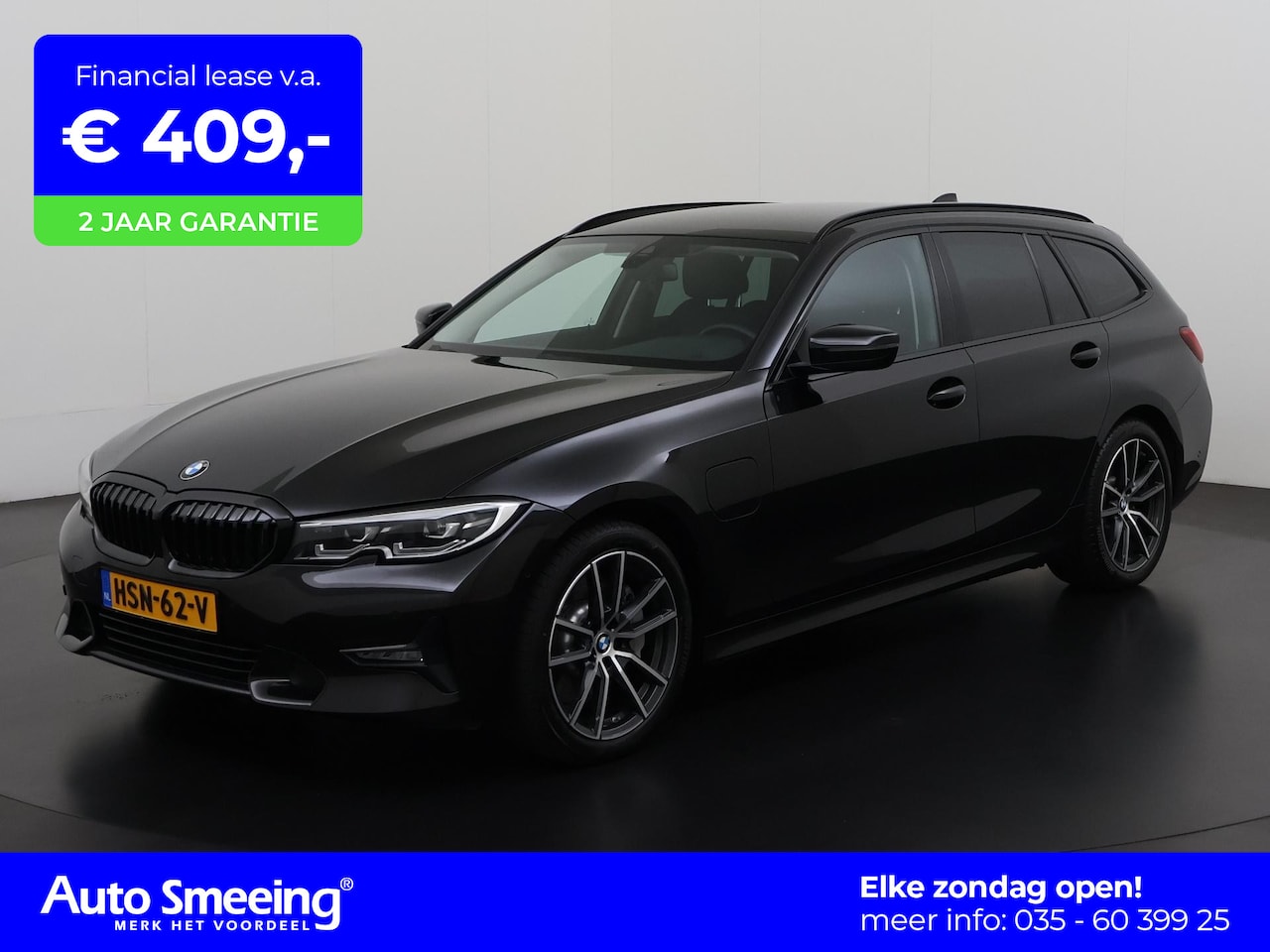 BMW 3-serie Touring - 330e Sport Line Shadow | Trekhaak | Camera |  Elektr achterklep |Zondag Open! - AutoWereld.nl