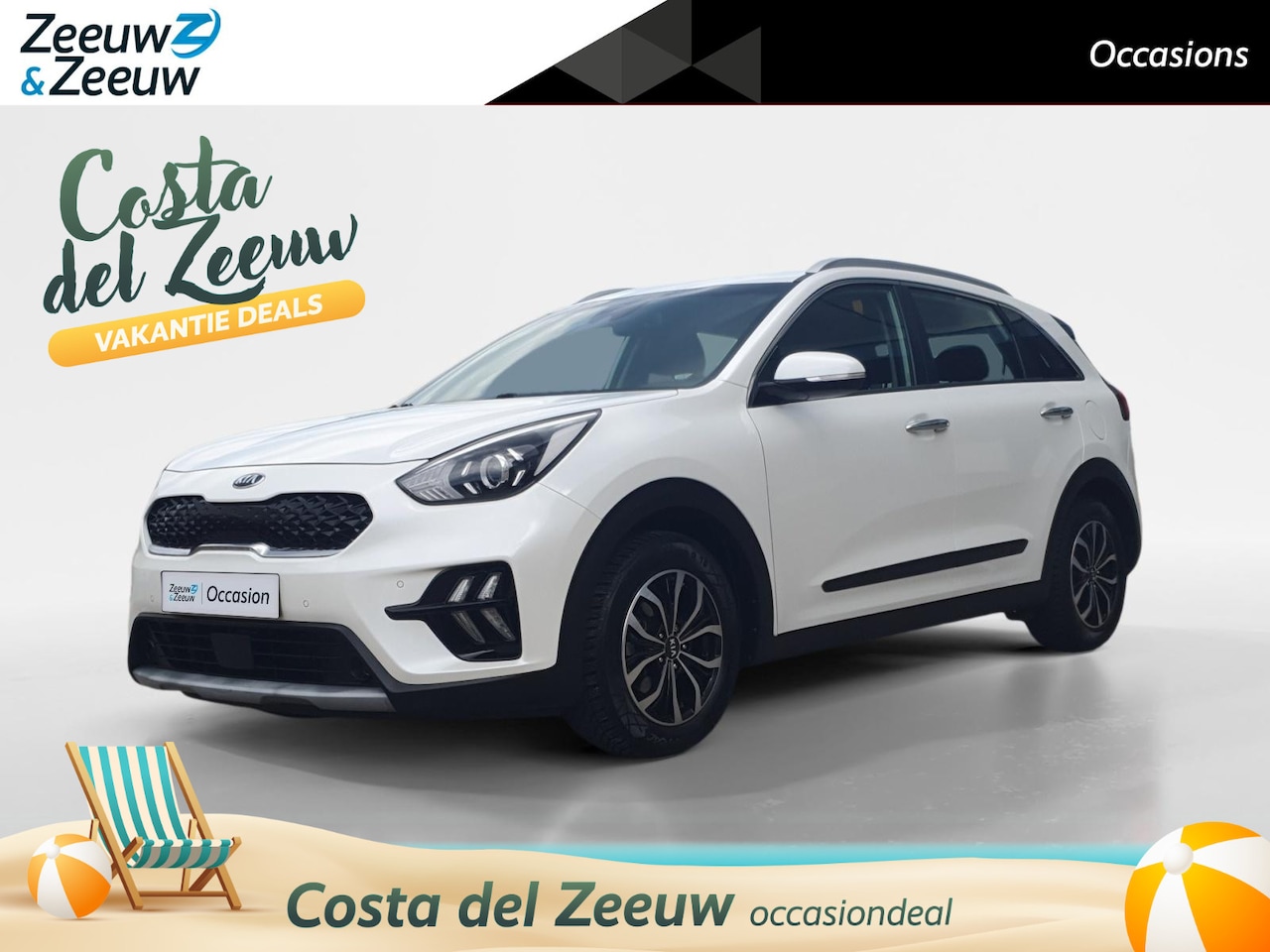 Kia Niro - 1.6 GDi Hybrid DynamicLine Trekhaak | Navigatie | Camera | Parkeersensoren voor en achter - AutoWereld.nl