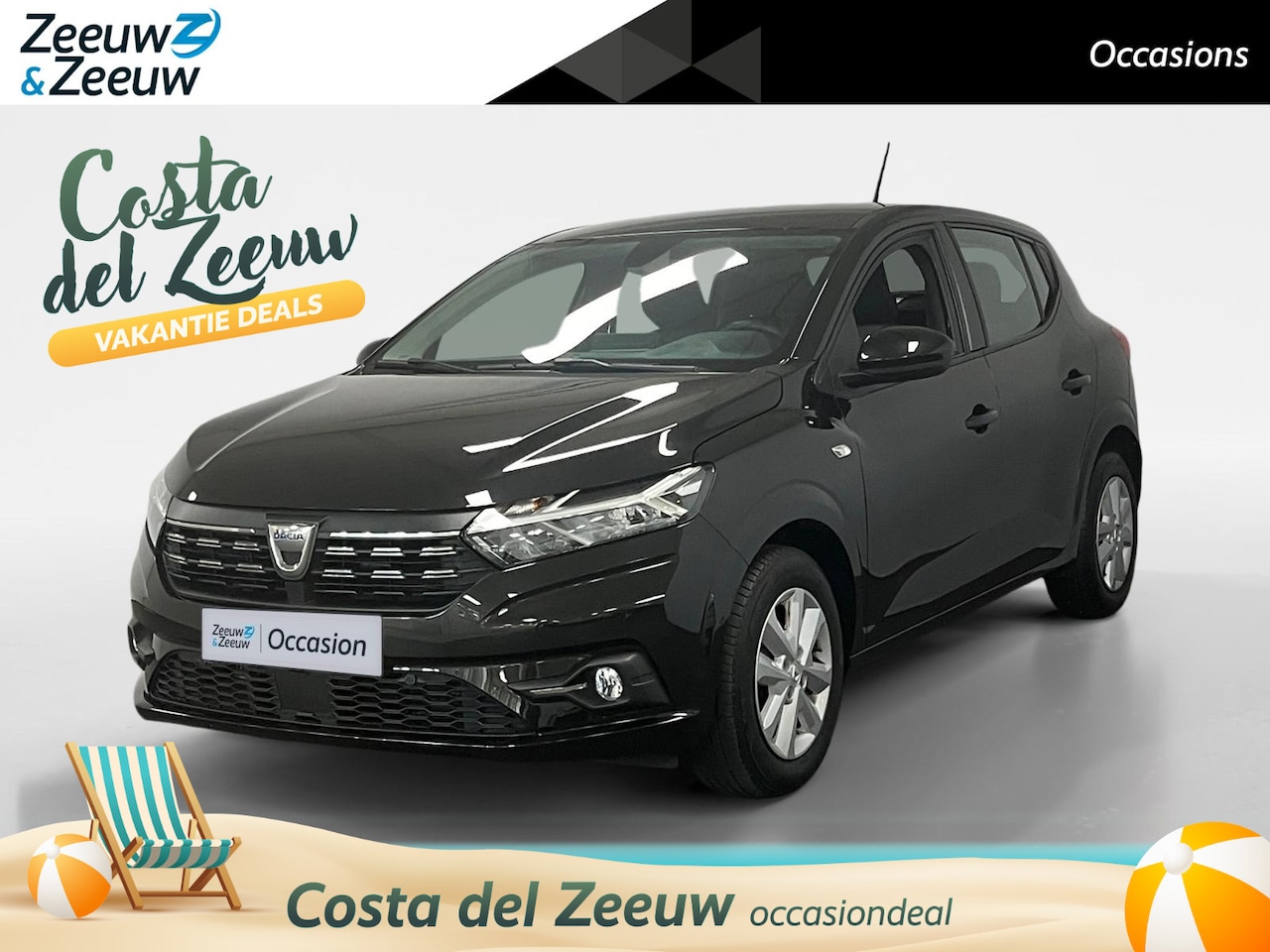 Dacia Sandero - 1.0 TCe 90 Comfort NAVI AIRCO CAMERA PARKEERSENSOREN TREKHAAK APPLE CARPLAY ANDROID AUTO C - AutoWereld.nl