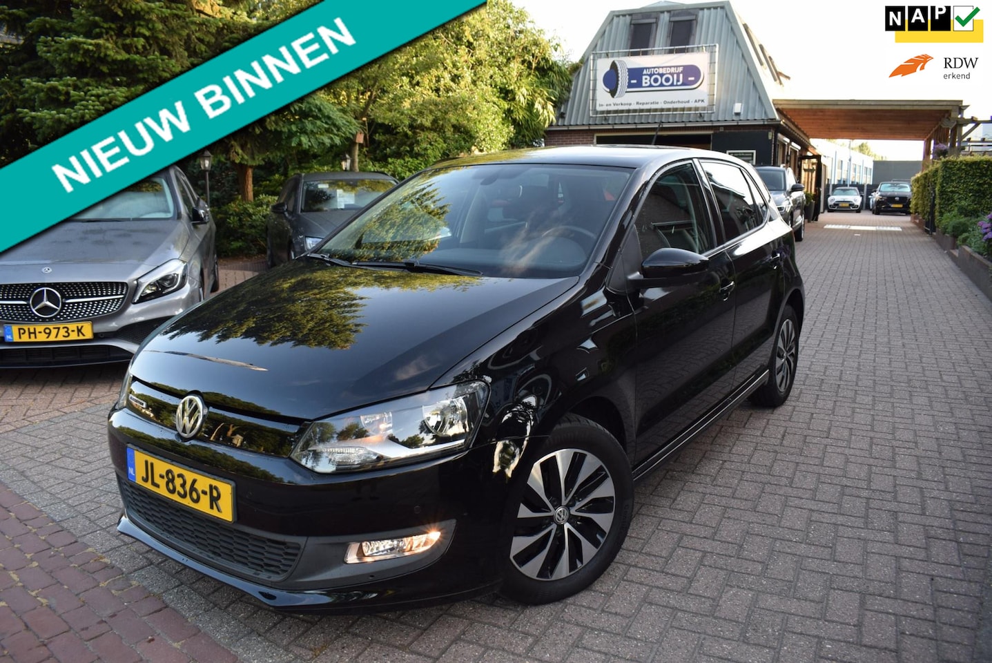 Volkswagen Polo - 1.0 TSI BlueMotion Connected Series AUTOM /NAVI/CRUISE/AIRCO-ECC/NL-AUTO/PDC V+A/CAMERA/BL - AutoWereld.nl