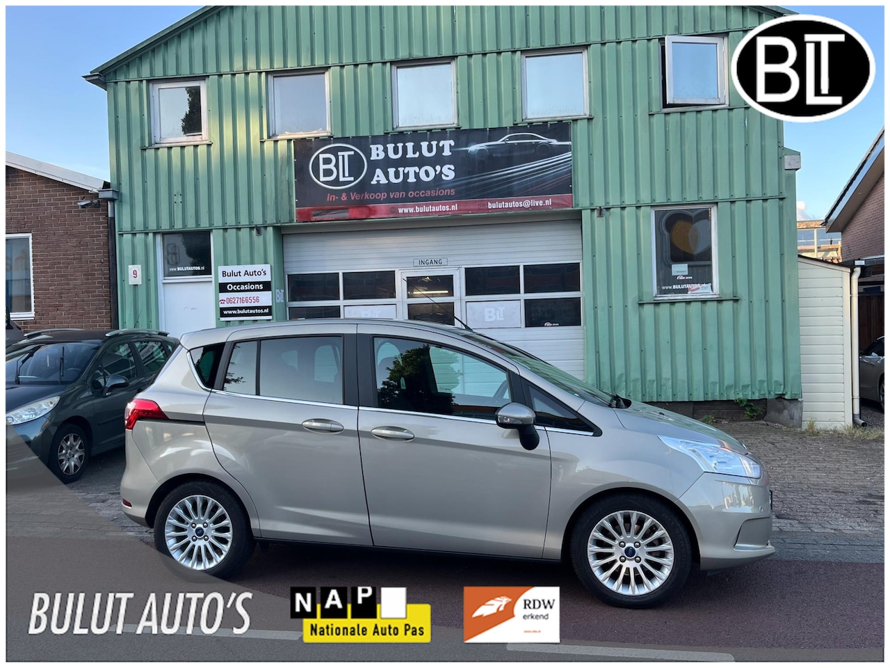 Ford B-Max - 1.0 EcoBoost Titanium LAGE KM* NAVI* TREKHAAK - AutoWereld.nl
