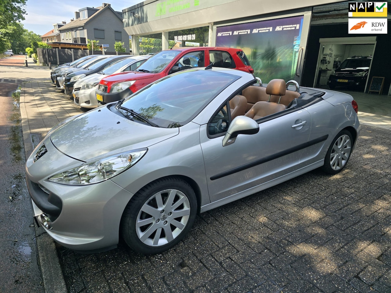 Peugeot 207 CC - 1.6-16V T Sport | 12MND GARANTIE | LEDER |CRUISE | AIRCO |NW APK | - AutoWereld.nl
