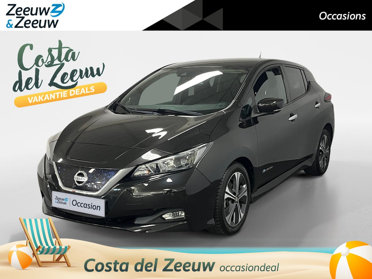 Nissan LEAF - 2.ZERO EDITION 40 kWh AUTOMAAT NAVI AIRCO 360 CAMERA CRUISE CONTROL STOELVERWARMING LM VEL - AutoWereld.nl